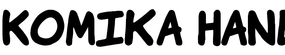 Komika Hand Bold cкачати шрифт безкоштовно